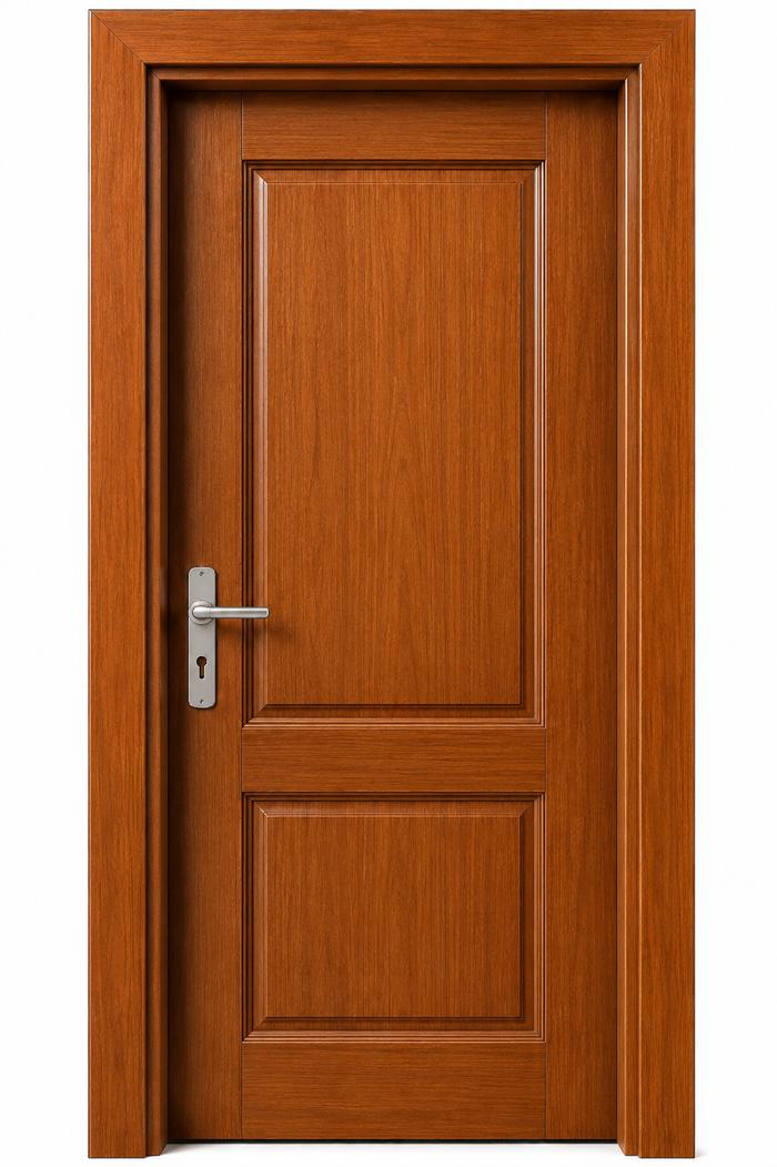 Porte classique en Fraké massif