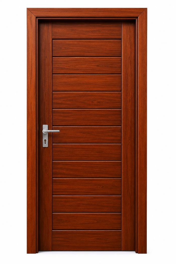 Porte en bois massif Acajou I.T.B.